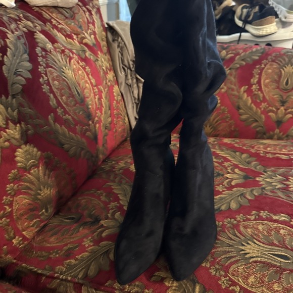 Womens Knee High Suede Boots size 7.5 - Picture 7 of 7